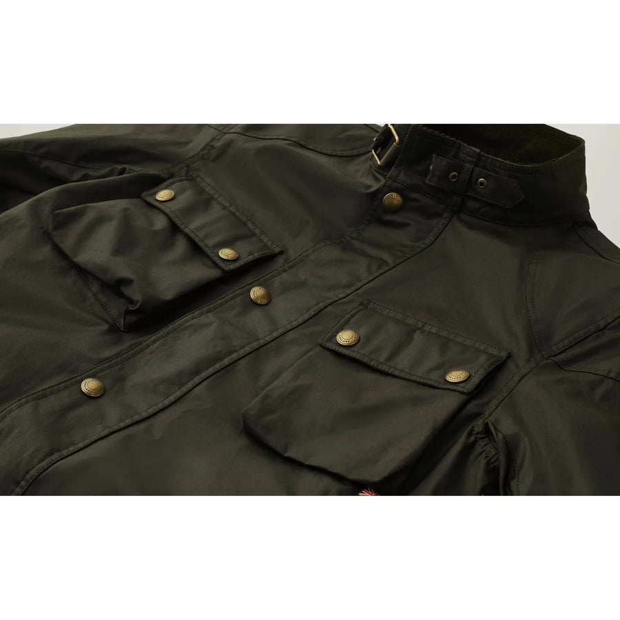 Belstaff Trialmaster Jacket — Faded Olive Homme-BELSTAFF-Industrie