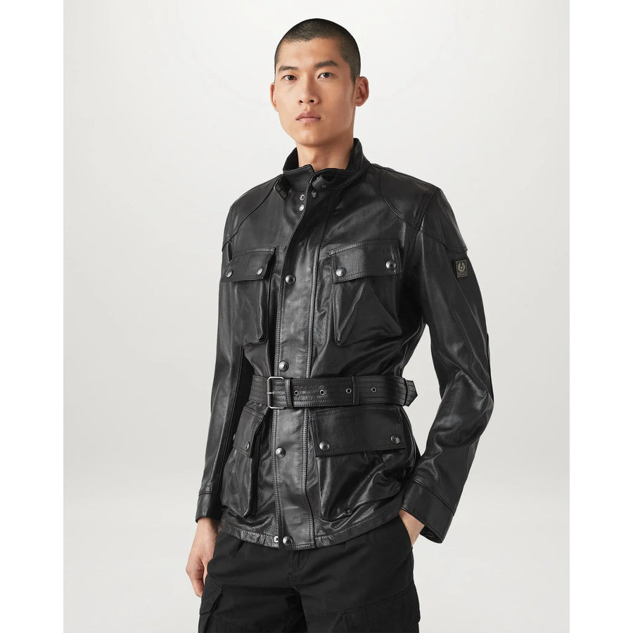Belstaff Trialmaster Panther Jacket — Black Homme-BELSTAFF-Industrie