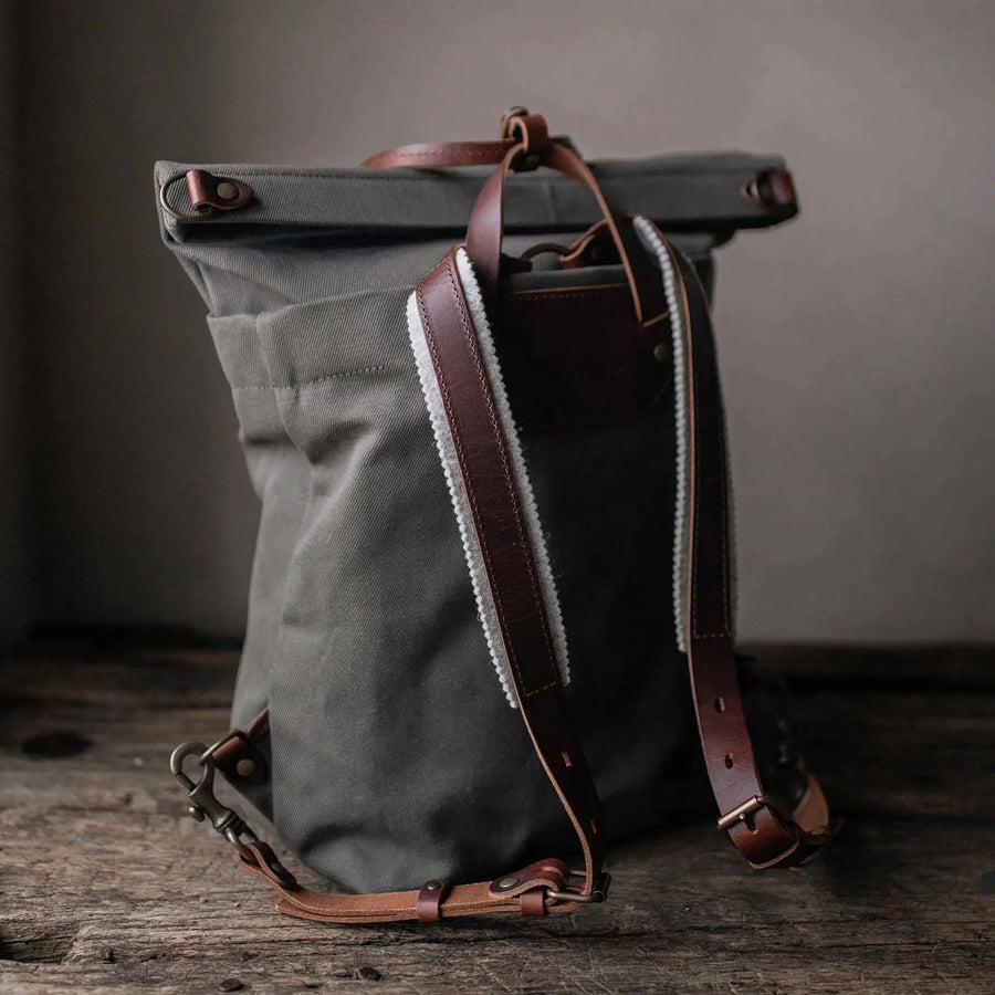 Bleu de Chauffe Sac à Dos Woody 25L Kaki Foncé Homme-BLEU DE CHAUFFE-Industrie