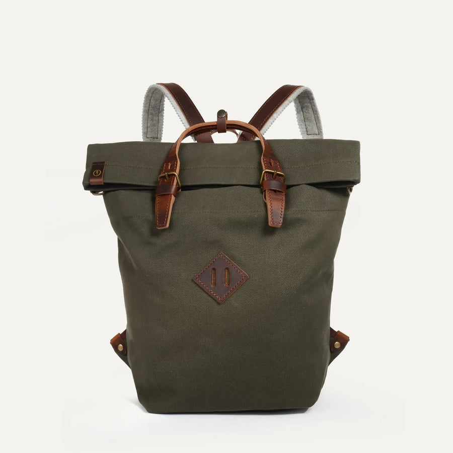 Bleu de Chauffe Sac à Dos Woody 25L Kaki Foncé Homme-BLEU DE CHAUFFE-Industrie