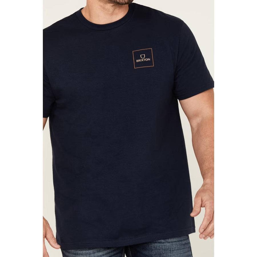 Brixton Alpha Square T-Shirt Homme-BRIXTON-Industrie
