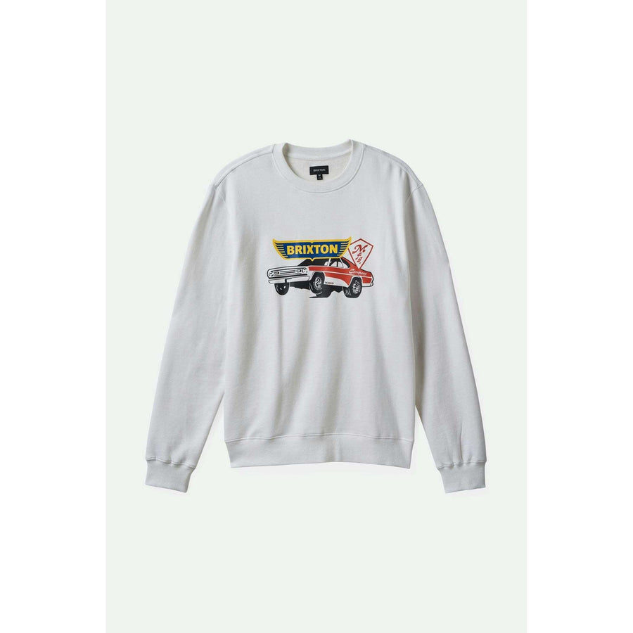 Brixton Barona Crew — White Homme-BRIXTON-Industrie