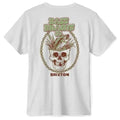 Brixton Bass Brains Skull T-Shirt — Black / White Homme-BRIXTON-Industrie