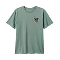 Brixton Battle T-Shirt — Cream Classic Wash / Chinois Green Homme-BRIXTON-Industrie