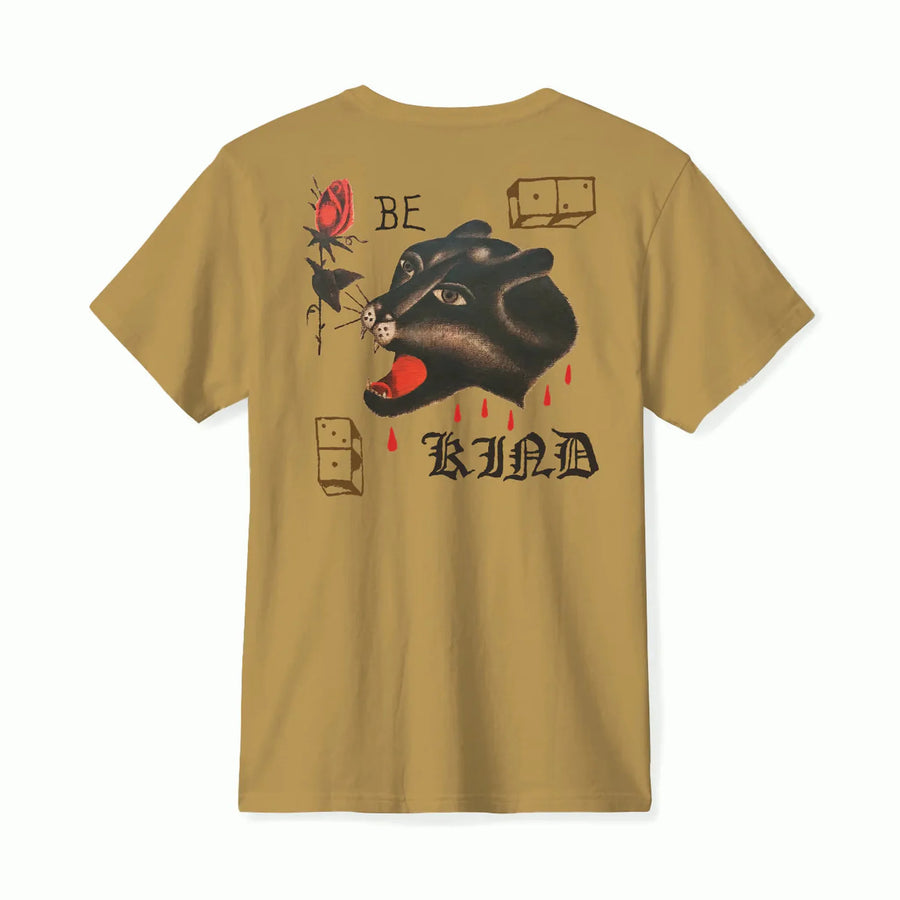 Brixton Be Kind T-Shirt — Washed Navy / Sunset Homme-BRIXTON-Industrie