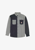 Wrangler Casey Colorblock Shirt — Mixed Denim