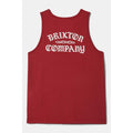 Brixton Chains Tank Top — Off White / Robust Red Homme-BRIXTON-Industrie