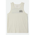 Brixton Chains Tank Top — Off White / Robust Red