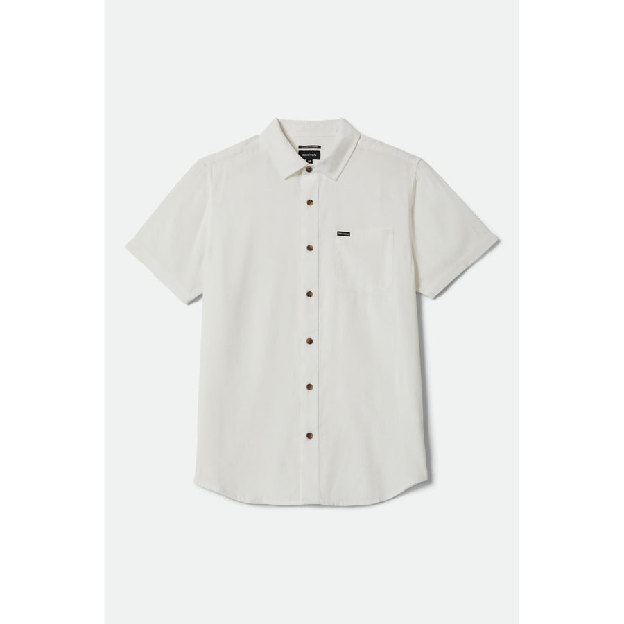 Brixton Charter Slub Chemise Tissée — Off White