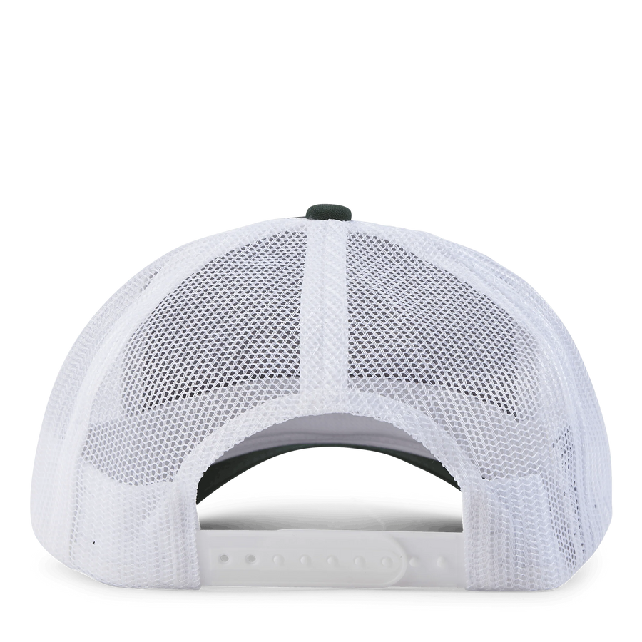CREST X MP MESH CAP SPRUCE WHITE 2