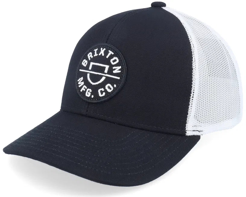 CREST X MP MESH CAP SPRUCE WHITE BRIXTON BLACK 1