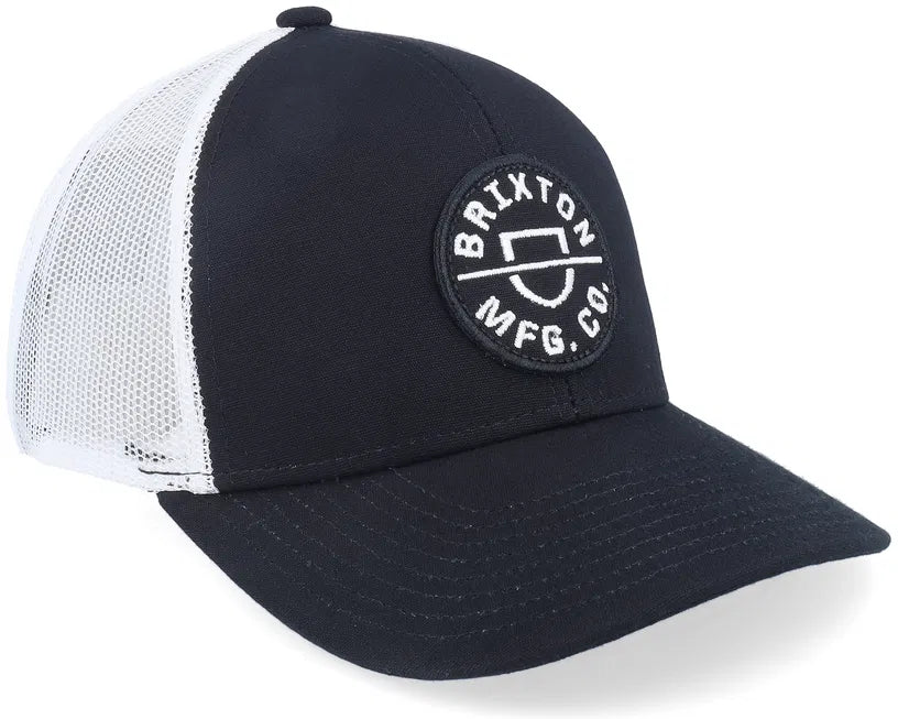 CREST X MP MESH CAP SPRUCE WHITE BRIXTON BLACK 2