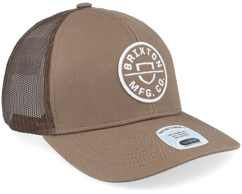 CREST X MP MESH CAP SPRUCE WHITE BRIXTON DESERT PALM DESERT 2