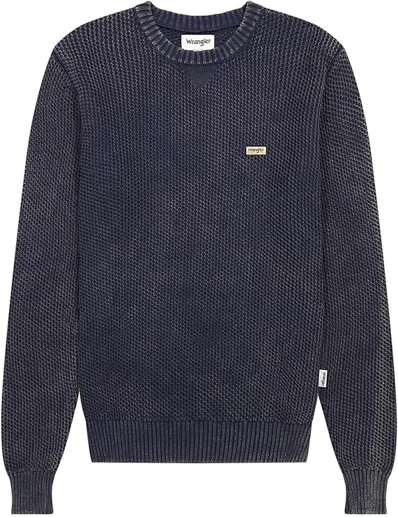 Wrangler Crewneck Sweater — Navy