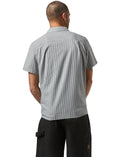 CRU OXFORD STRIPE SS WVN BASALT BLUE WHITECAP STRIPE BRIXTON 5