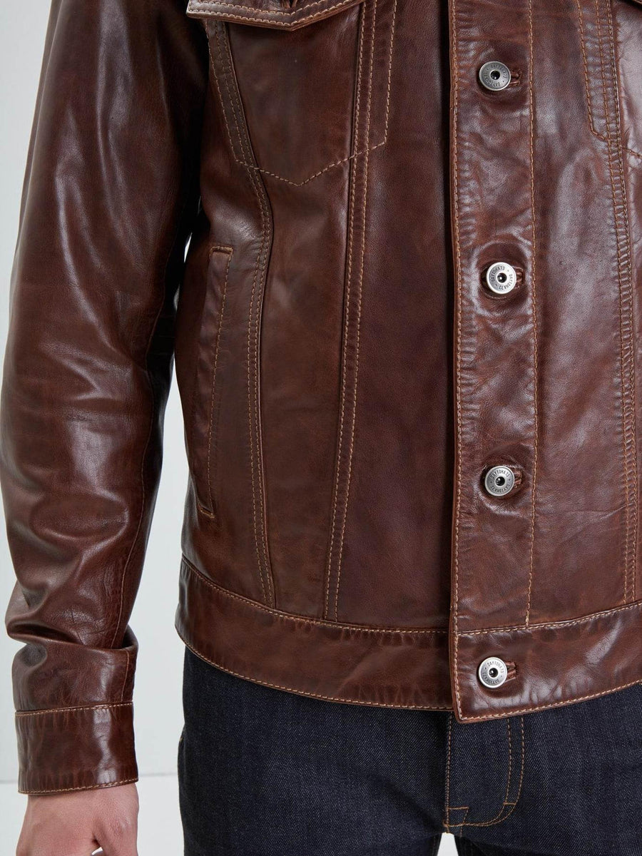 Daytona73 Baker Lamb Vita Jacket — Bison-DAYTONA73-Industrie