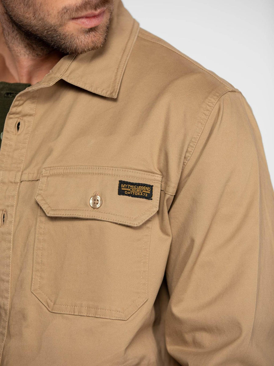 Daytona73 Comdrill Broken Twill — Beige Homme-DAYTONA73-Industrie