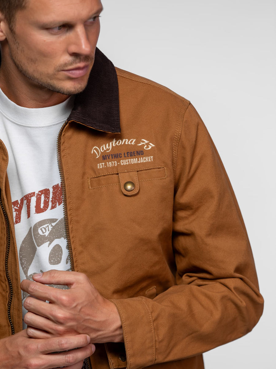 Daytona73 Deckett Jacket — Cognac-DAYTONA73-Industrie
