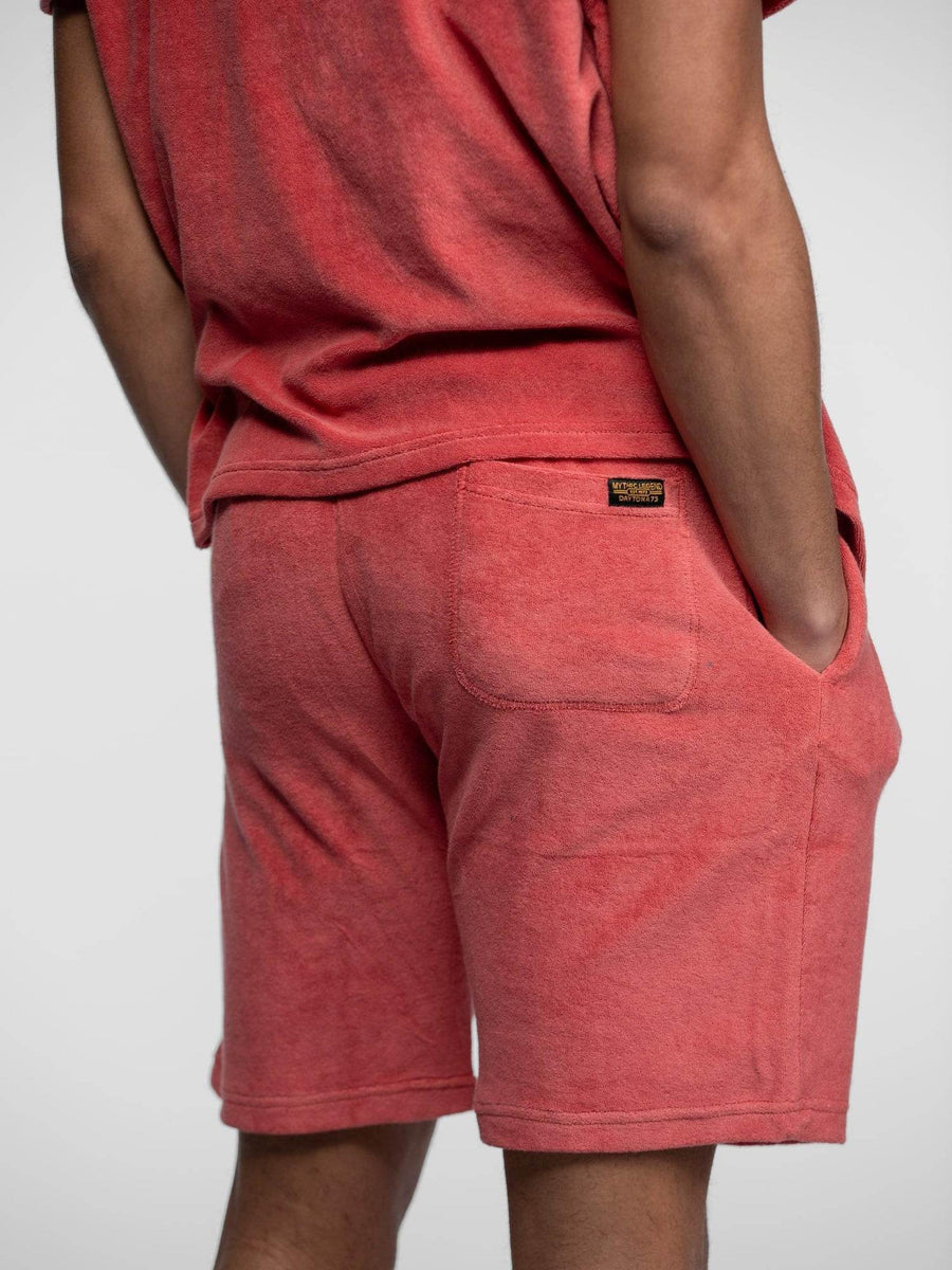 Daytona73 Fresno Short Éponge — Corail / Natural / Navy-DAYTONA73-Industrie