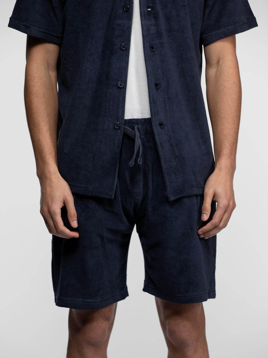 Daytona73 Fresno Short Éponge — Corail / Natural / Navy-DAYTONA73-Industrie