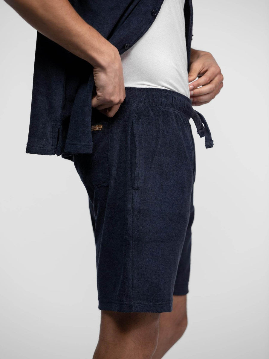 Daytona73 Fresno Short Éponge — Corail / Natural / Navy-DAYTONA73-Industrie