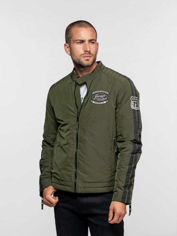 Daytona73 Hamilton Jacket — Khaki Green / Navy-DAYTONA73-Industrie