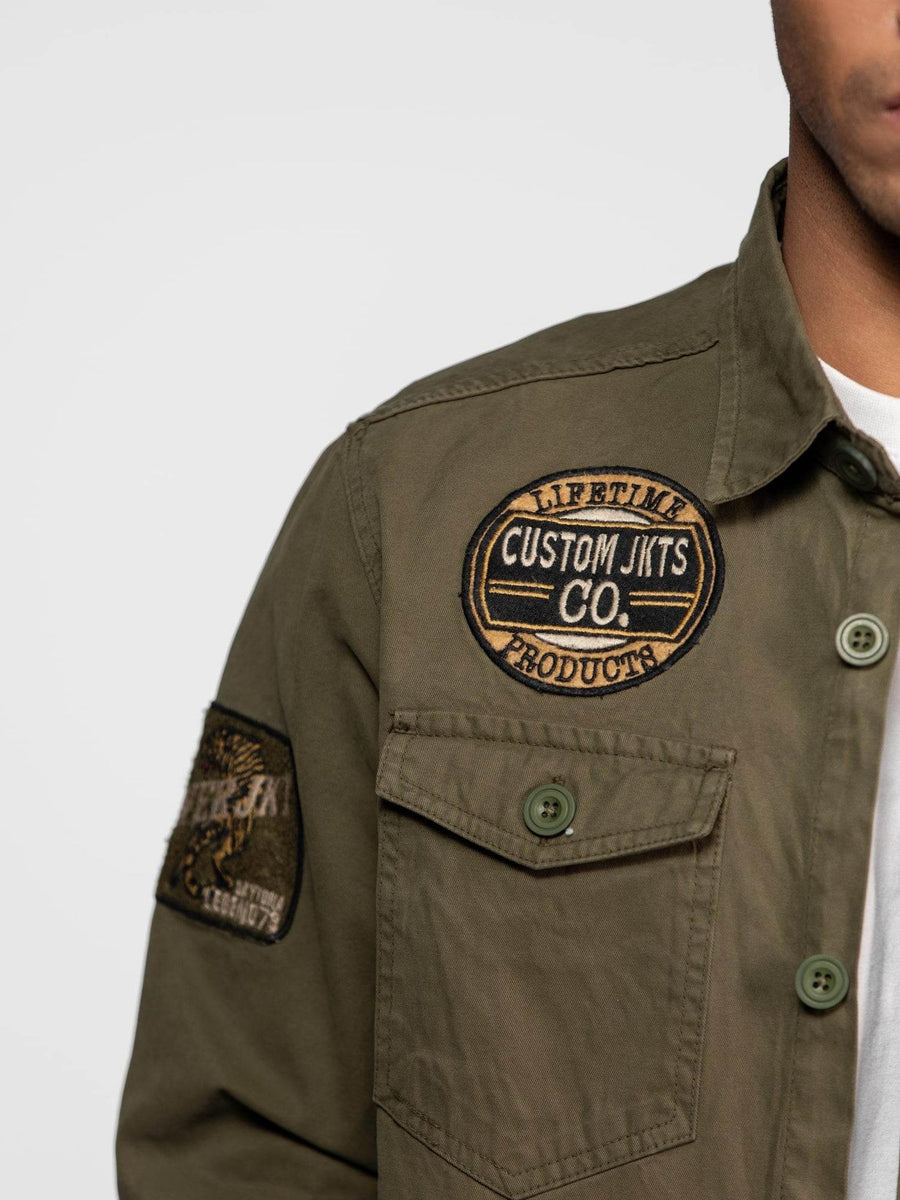 Daytona73 Jeffmarti Overshirt — Khaki Green-DAYTONA73-Industrie