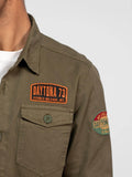 Daytona73 Jeffmarti Overshirt — Khaki Green-DAYTONA73-Industrie
