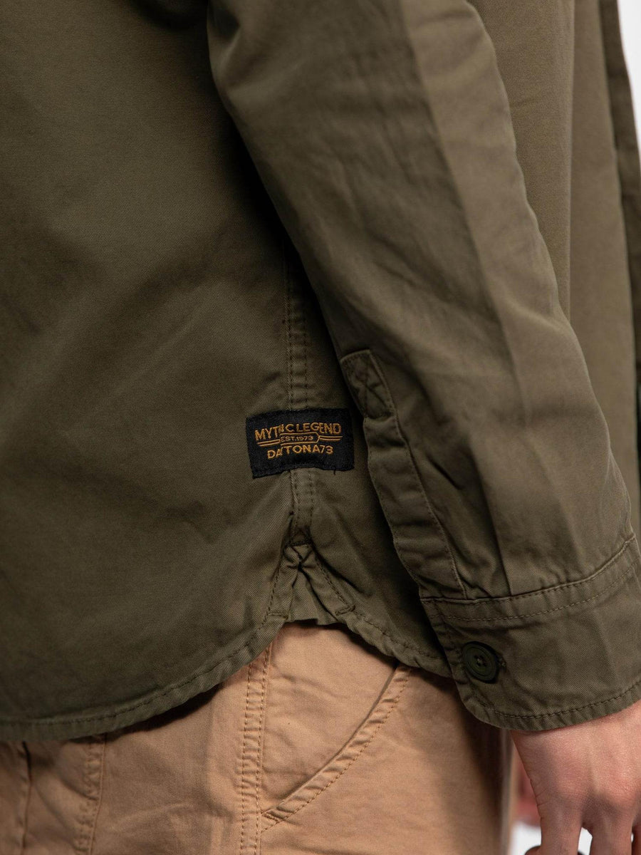 Daytona73 Jeffmarti Overshirt — Khaki Green-DAYTONA73-Industrie