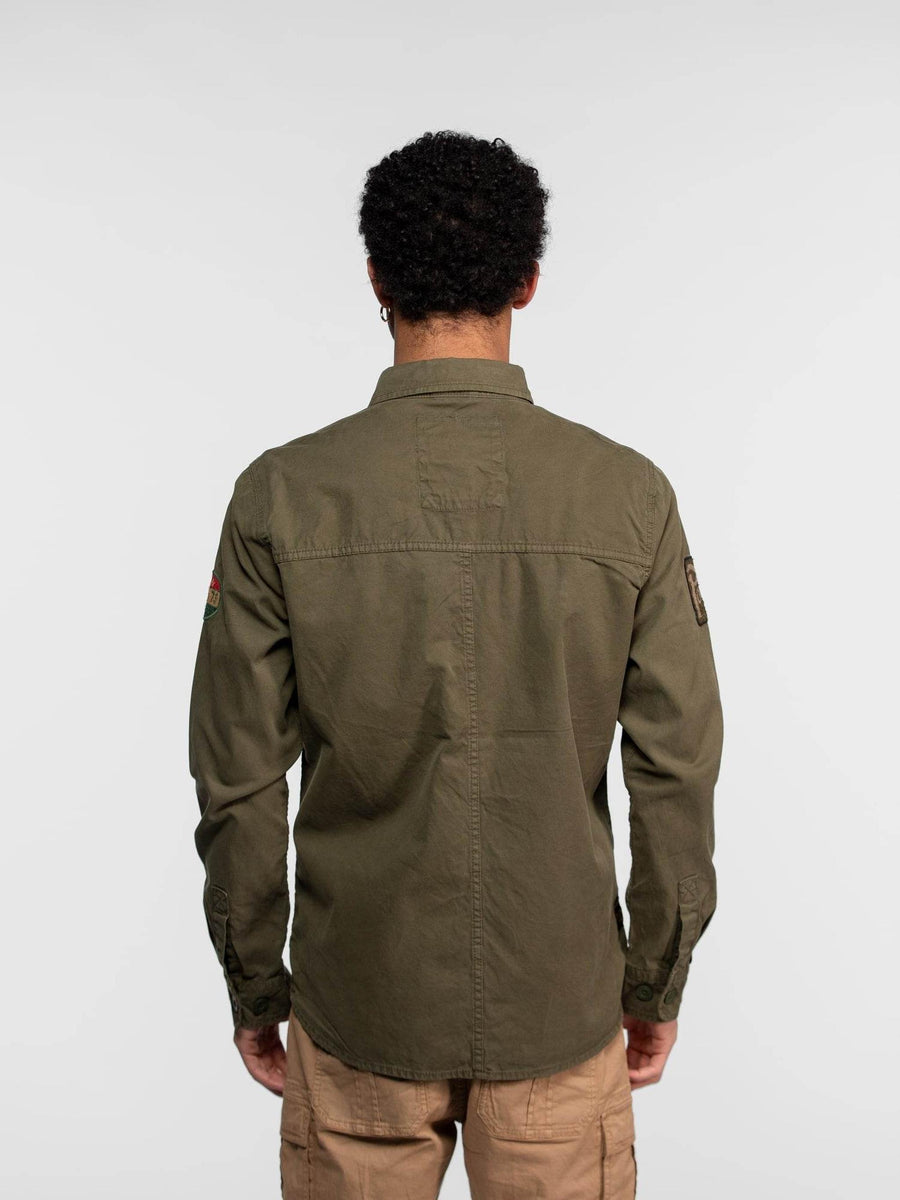 Daytona73 Jeffmarti Overshirt — Khaki Green-DAYTONA73-Industrie