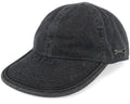 Stetson Casquette Engineer Cap Denim Garage Theme — Black Denim