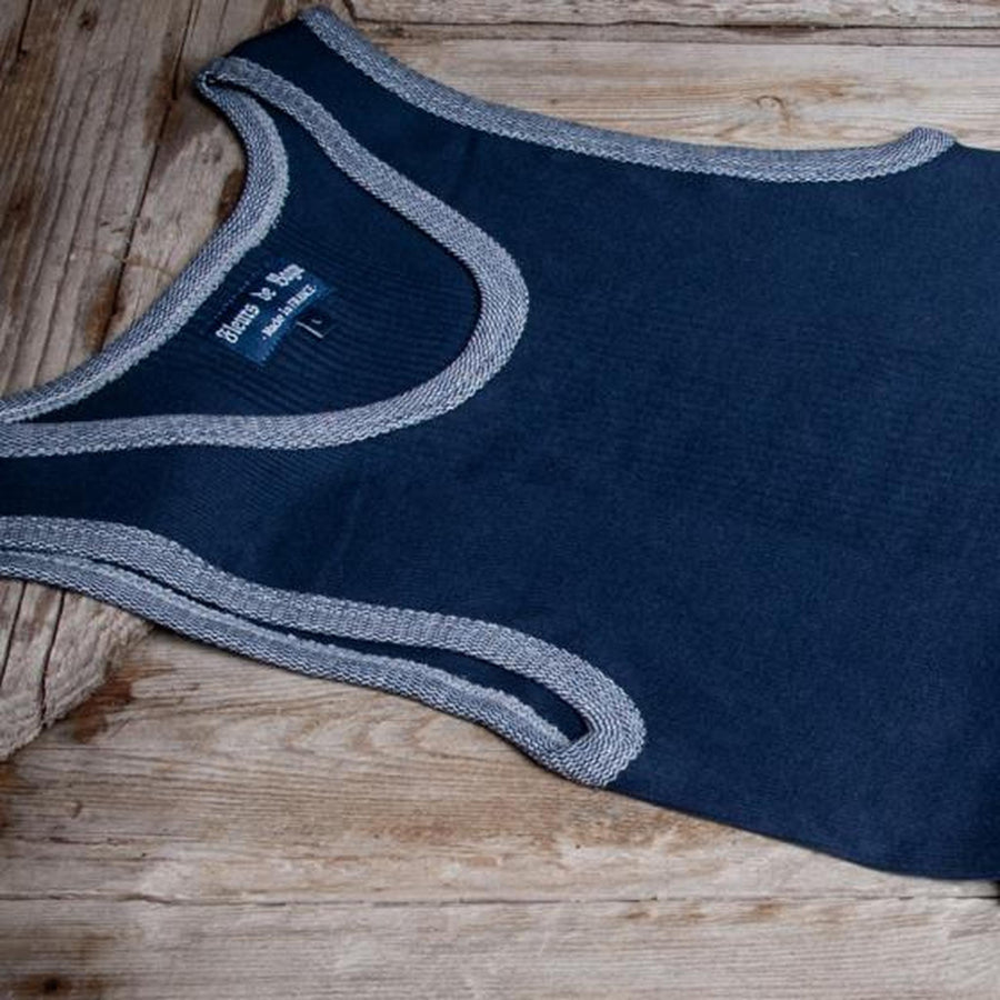 Fleurs de Bagne Gileton du Pègriot — Navy / Heather Navy Homme-FLEURS DE BAGNE-Industrie