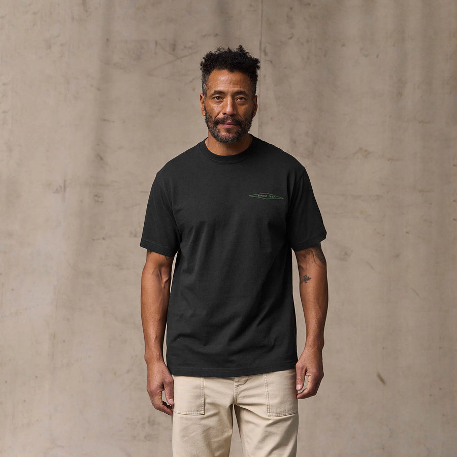 Filson T-shirt SS Diamond Graphic — Black