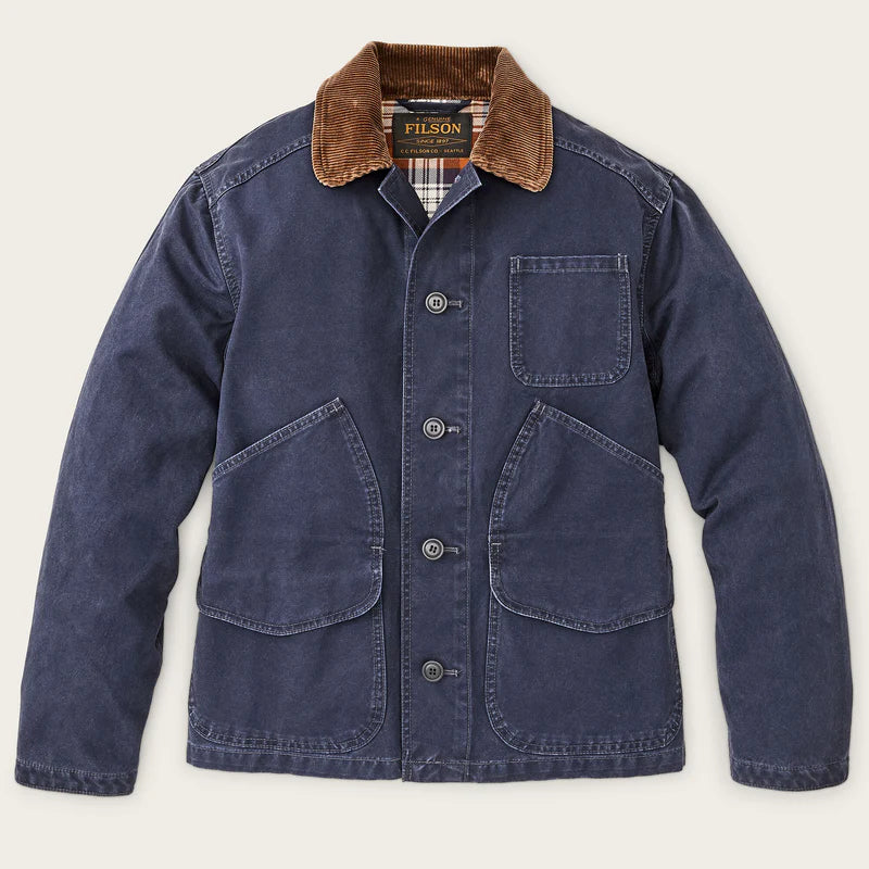 Filson Canvas Outfitter Jacket Blue 1