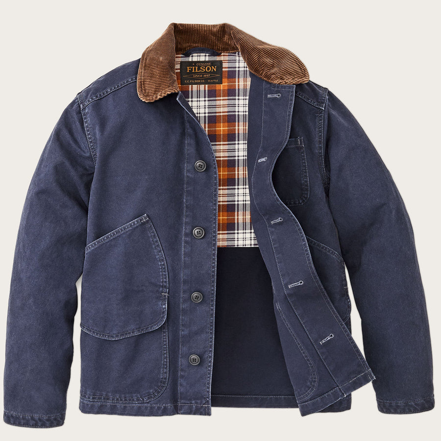 Filson Canvas Outfitter Jacket Blue 3