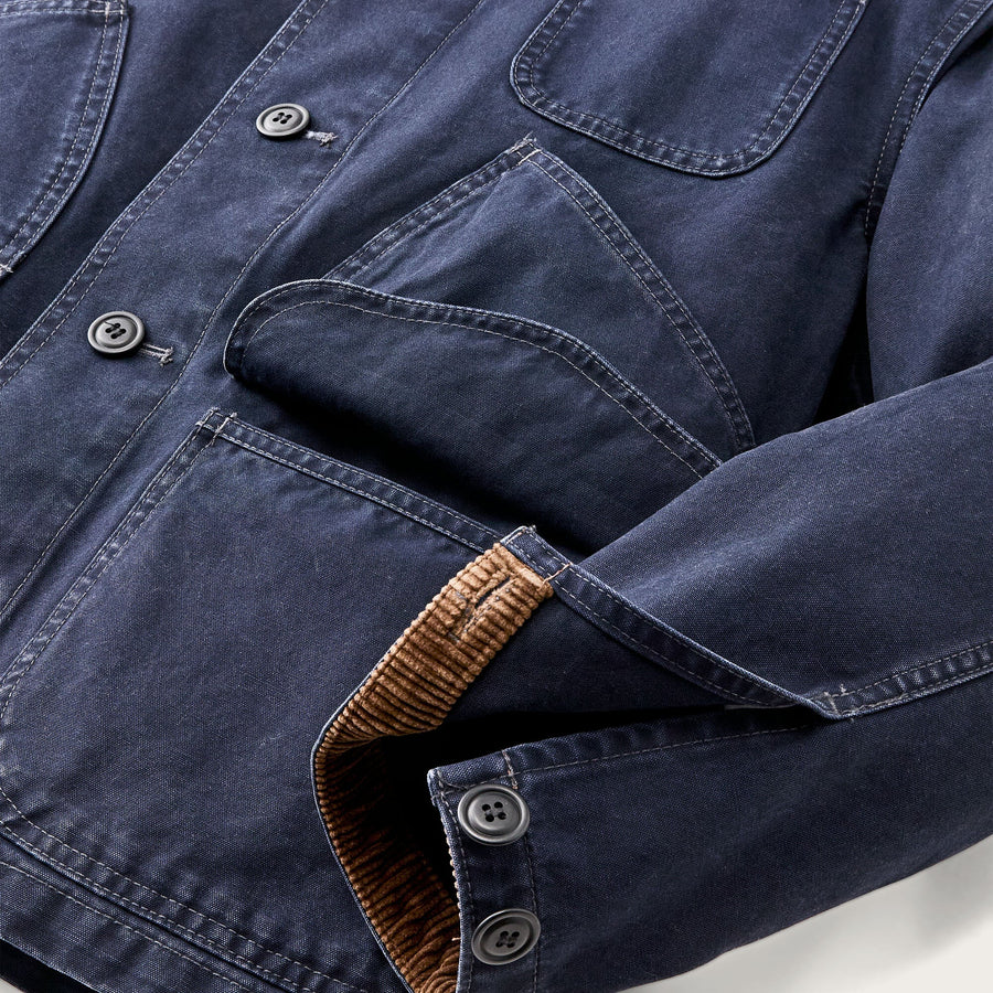 Filson Canvas Outfitter Jacket Blue 4