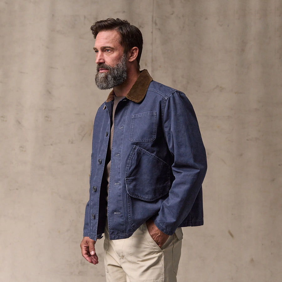 Filson Canvas Outfitter Jacket Blue 6