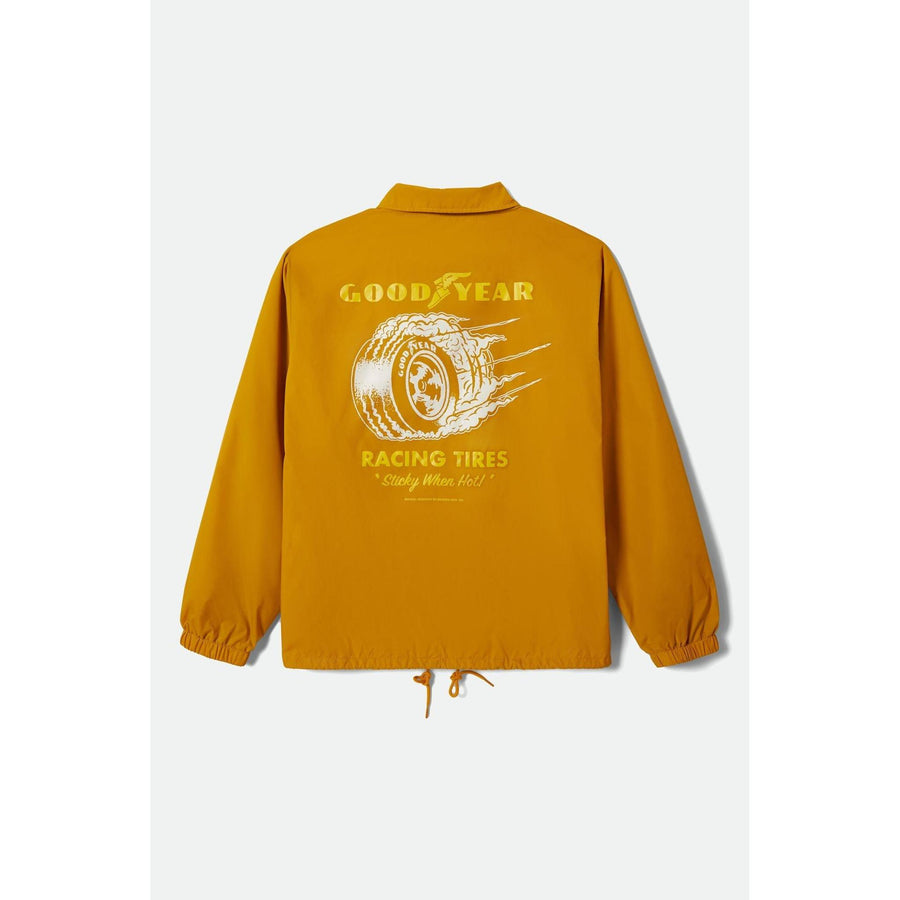 Brixton Goodyear Slick Wind Breaker — Nugget Gold Homme-BRIXTON-Industrie