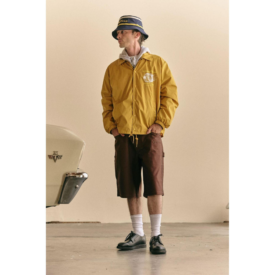 Brixton Goodyear Slick Wind Breaker — Nugget Gold Homme-BRIXTON-Industrie
