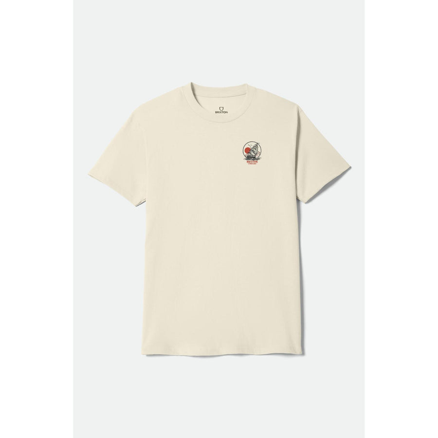 Brixton High Seas T-Shirt — Cream