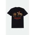Brixton Hutchins T-Shirt Manches Courtes — Black Homme-BRIXTON-Industrie