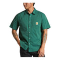 Brixton Builders Mechanic S/S WVN — Trekking Green