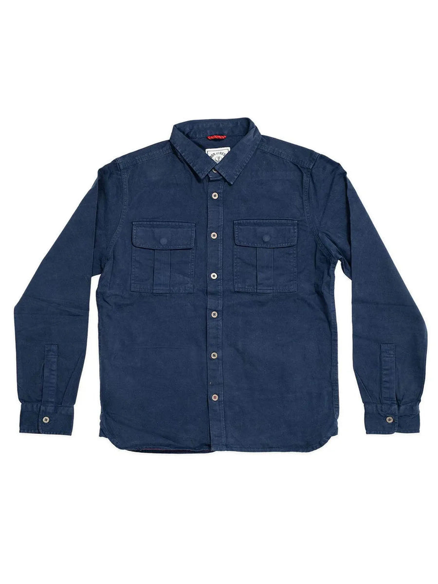 Iron and Resin Chemise Canyon Shirt — Navy