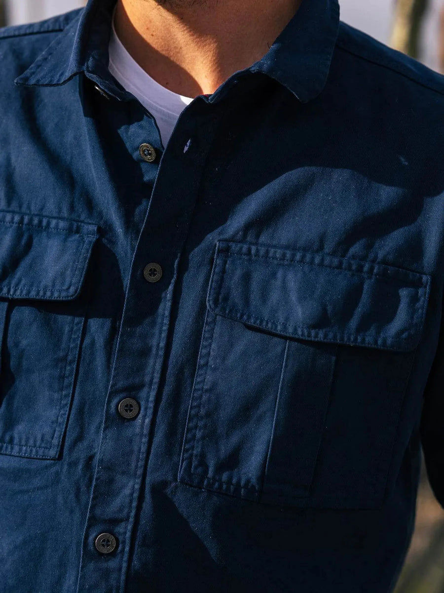 Iron and Resin Canyon Shirt — Navy Homme-IRON AND RESIN-Industrie