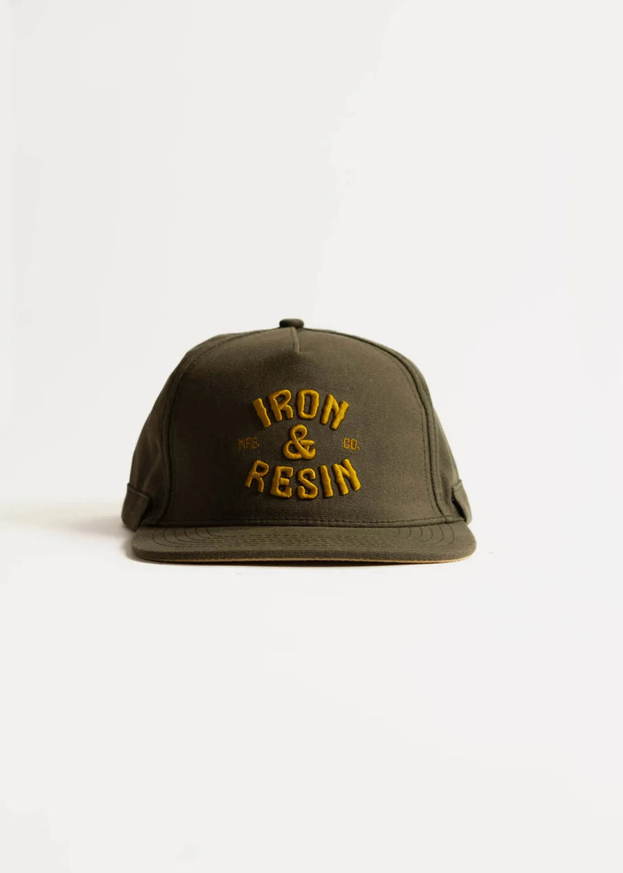 Iron and Resin Carpenter Hat — Tan / Olive Homme-IRON AND RESIN-Industrie