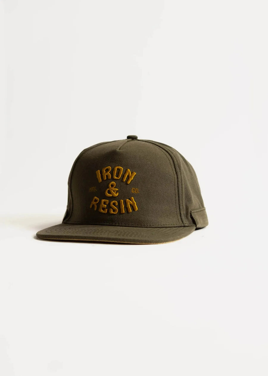 Iron and Resin Carpenter Hat — Tan / Olive Homme-IRON AND RESIN-Industrie