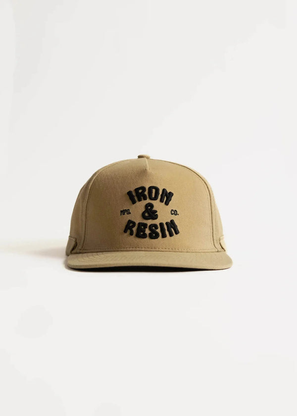 Iron and Resin Chapeau Carpenter Hat — Tan / Olive