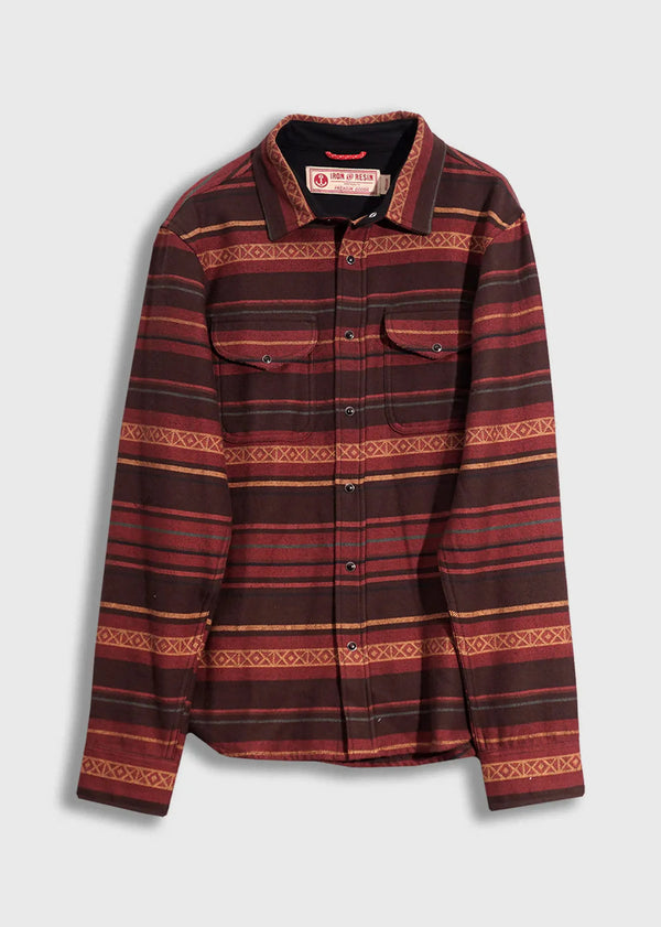 Iron and Resin Chemise Flatland Shirt — Brown
