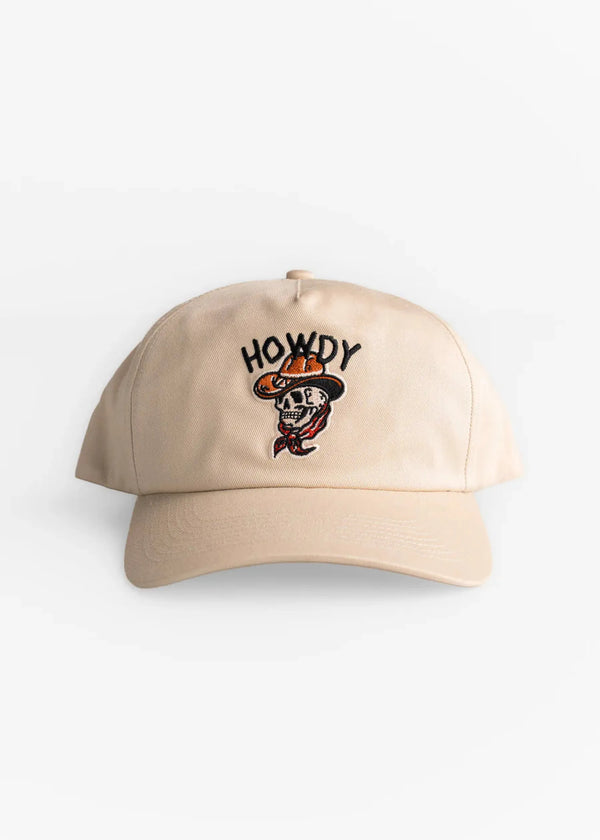 Iron and Resin Casquette Howdy Hat — Beige