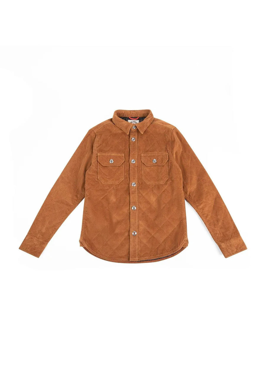 Iron and Resin Chemise Keystone Corduroy — Rust